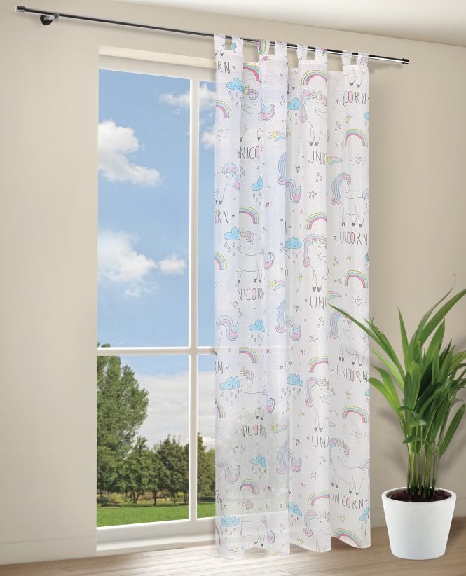 Unicorn Tab Top Voile Panel