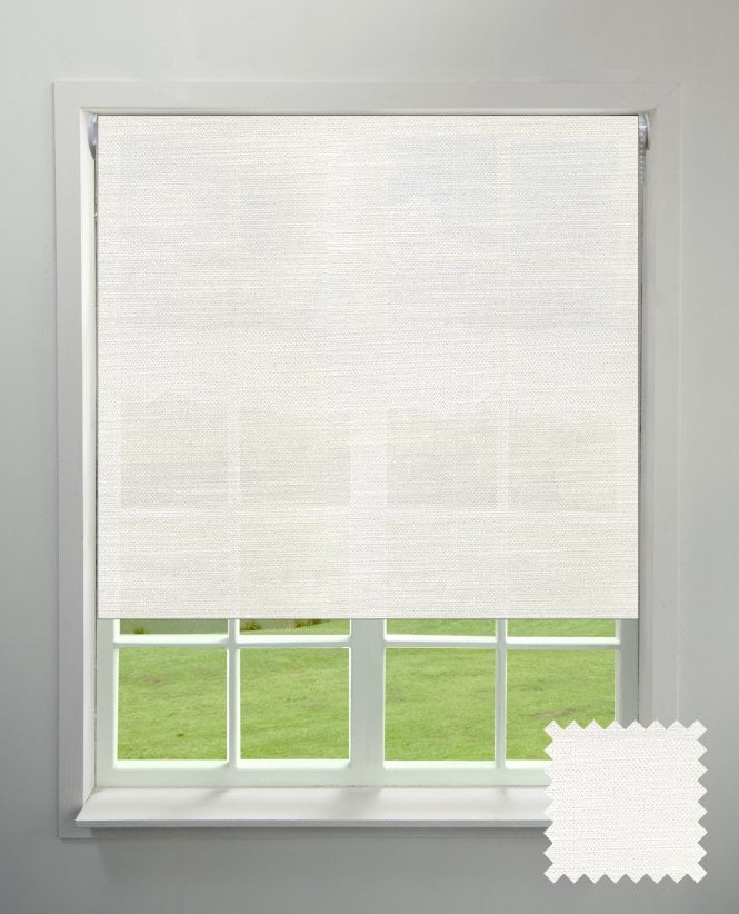 Finesse Cameo White Daylight Roller Blind M2M