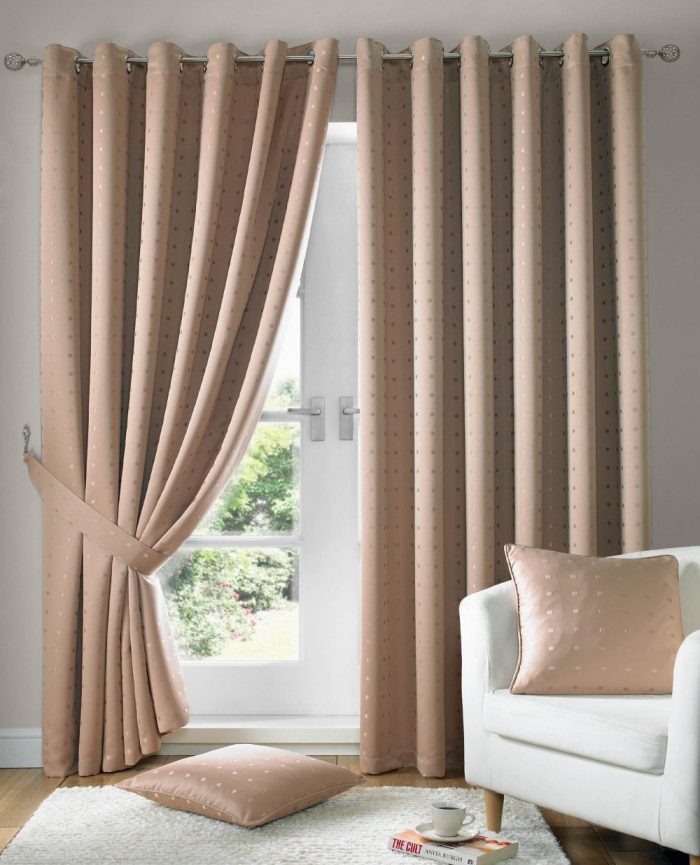 Madison Eyelet Lined Curtains