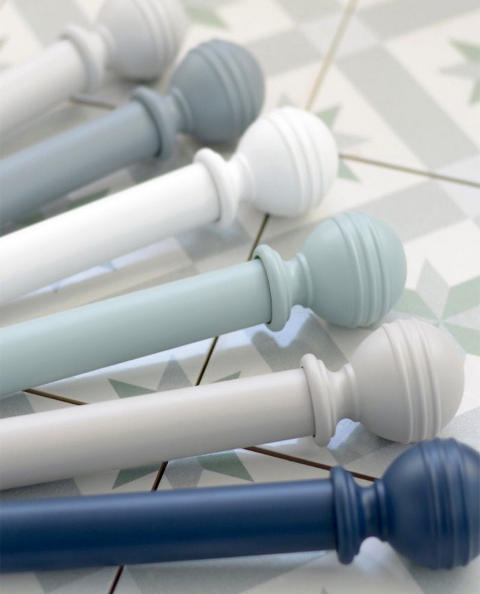 Laura Ashley colourful curtain poles