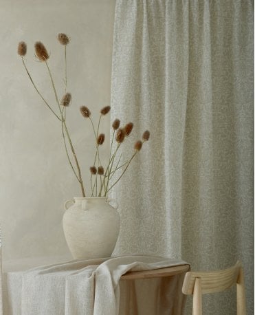 Acorn Linen Blend Sheer Curtain M2M