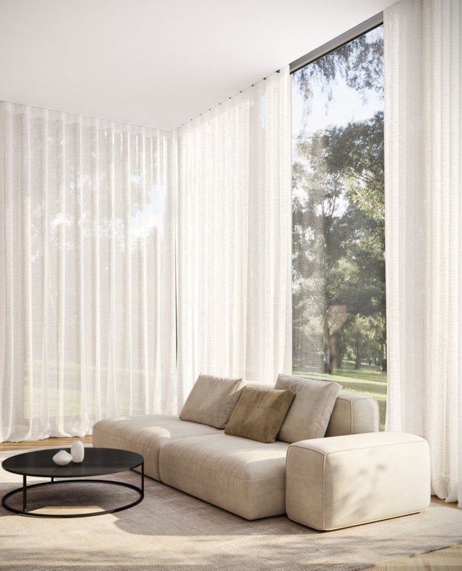 Ado Anywhere Soft Feel Voile Curtain M2M