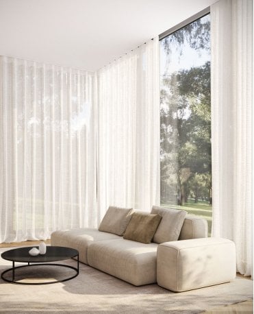 Anywhere Soft Feel Voile Curtain M2M