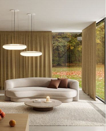 Lila Eco-Friendly Soft Voile Curtain M2M