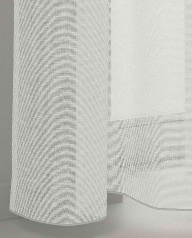 Ado Reval Recycled Natural White Voile Curtain M2M