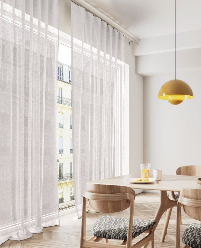 Ado Traveller Washable Linen Blend Voile Curtain M2M