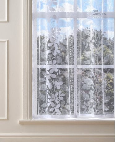 Agnes White Net Curtain M2M