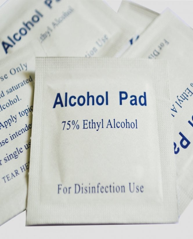 Alcohol Wipe for Sticky Hooks