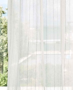 Amble Soft Stripe 100% Linen Voile Curtain M2M