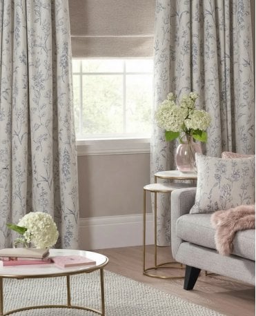 Astrid Lined Embroidered Curtains M2M