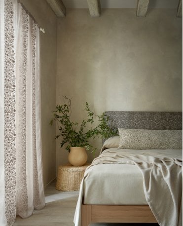 Blackthorn Linen Blend Sheer Curtain M2M