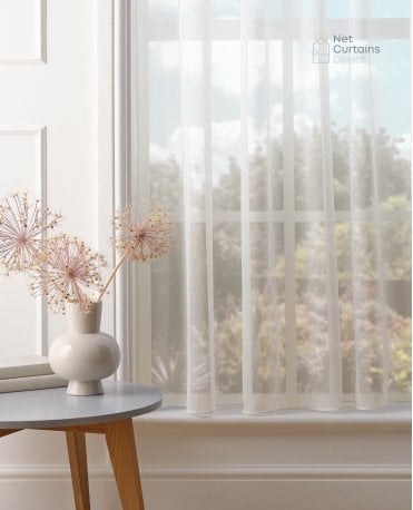 Botley Plain Ivory Net Curtain M2M