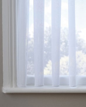 Botley Plain White Express Net Curtain