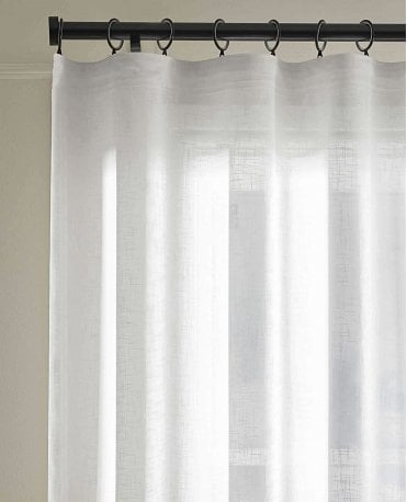 Boucle White Universal Top Voile Panel