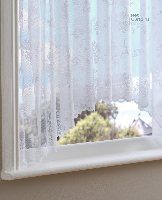 Caprice White Net Jardiniere M2M