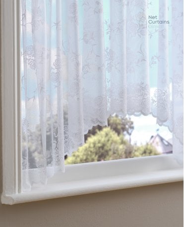 Caprice White Net Jardiniere M2M