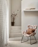 Alberte Natural Mesh Recycled Voile Curtain M2M
