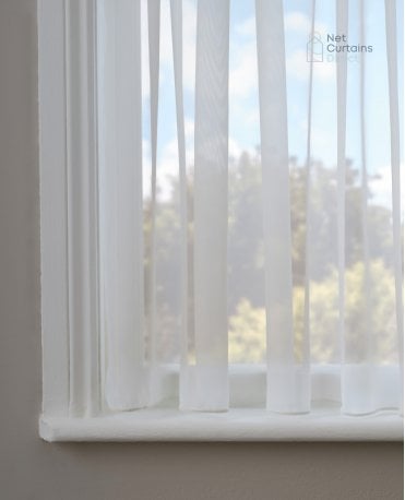 Classic Plain Express Ivory Voile Curtain