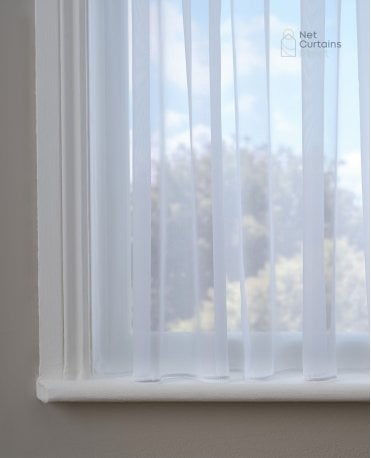 Classic Plain Express White Voile Curtain