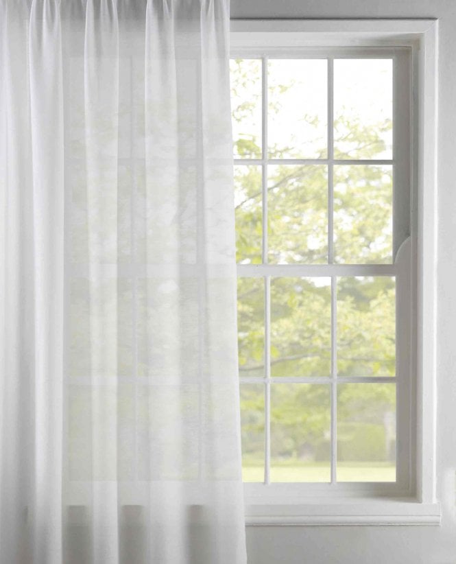 Clearance Voile Panel - Duffield White 205cm x 275cm