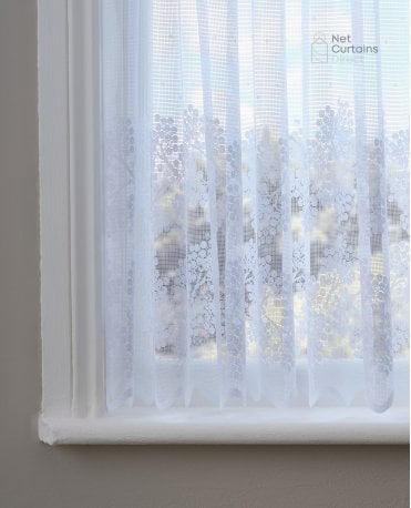 Coleton White Net Curtain M2M