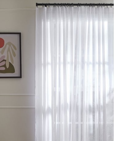 Como White Universal Top Voile Panel
