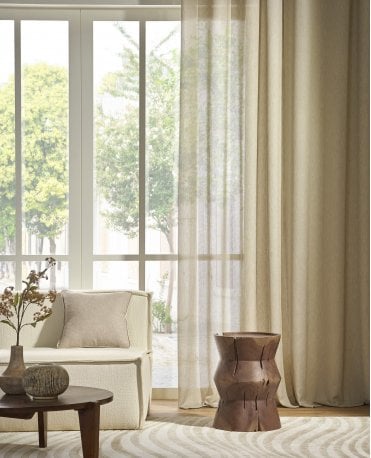 Crawley Cotton Blend Sheer Voile Curtain M2M