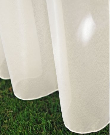 Crystal Cream Fire Retardant Voile Curtain M2M