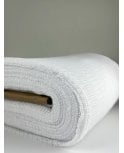 Cumbria Open Weave White Voile Complete Roll