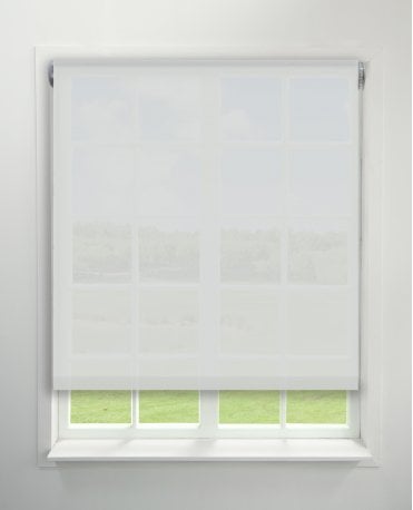 Dawn White Daylight Roller Blind M2M