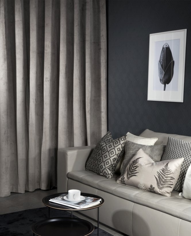 Edmund Bell Sensation Velvet FR Blackout Curtain M2M