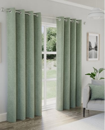 Austin 100% Blackout Eyelet Curtains