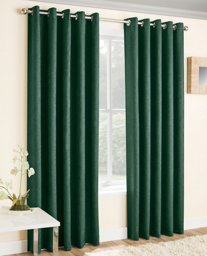 Enhanced Living Vogue Thermal Dim-out Eyelet Curtains