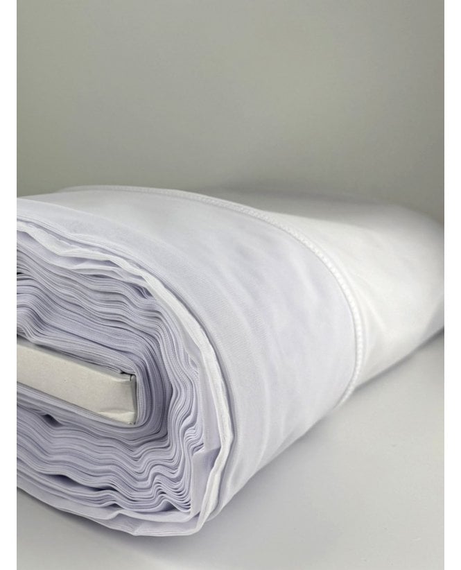 Envelope Hem White Net Complete Roll