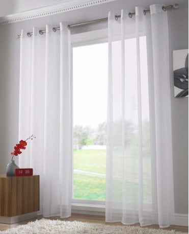Eyelet Voile Panel