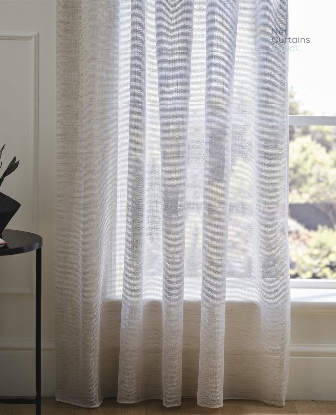 Fencasa X NCD Chichester Clever Weave Natural White Voile M2M