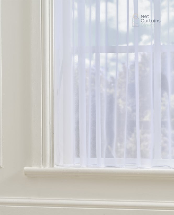 Fencasa X NCD Dorset Recycled Plain White Voile M2M