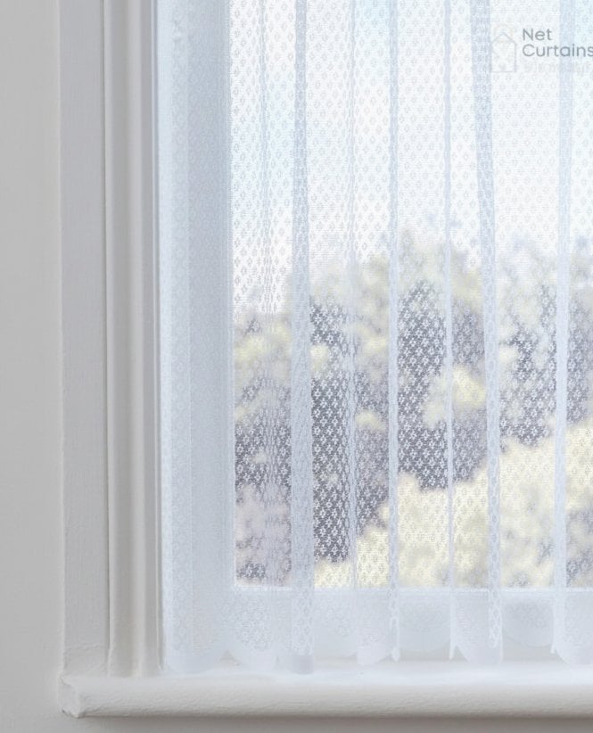 Fencasa X NCD Kiki White Net Curtain M2M