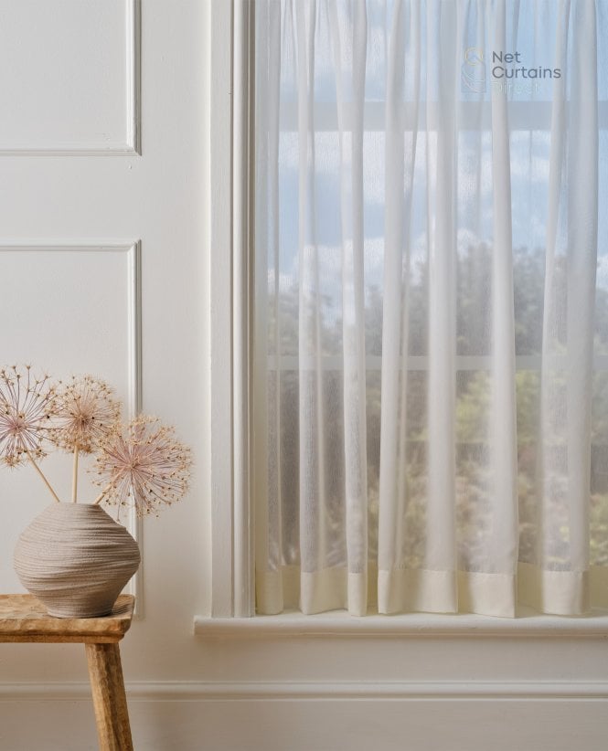 Fencasa X NCD Lincoln Ivory Voile Curtain M2M