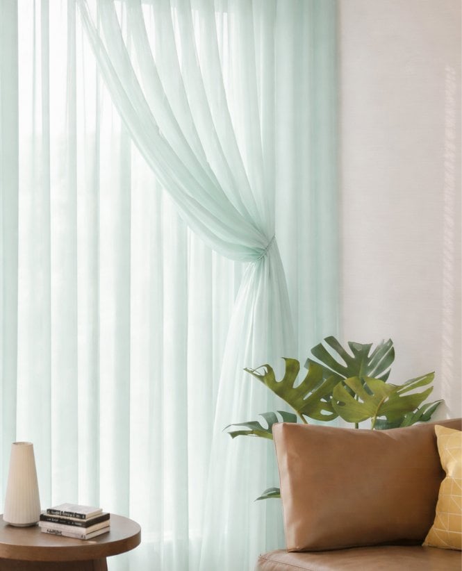 Fencasa X NCD Lixouri Fire Retardant Voile Curtain M2M