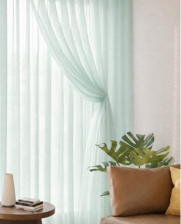 Lixouri Fire Retardant Voile Curtain M2M