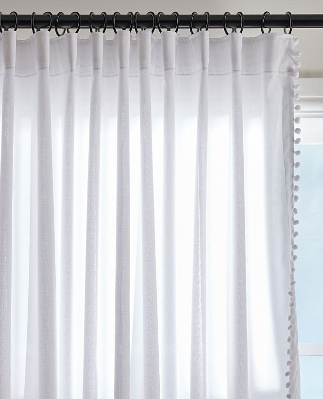 Fencasa X NCD Malvern Pom Pom Voile Curtain M2M