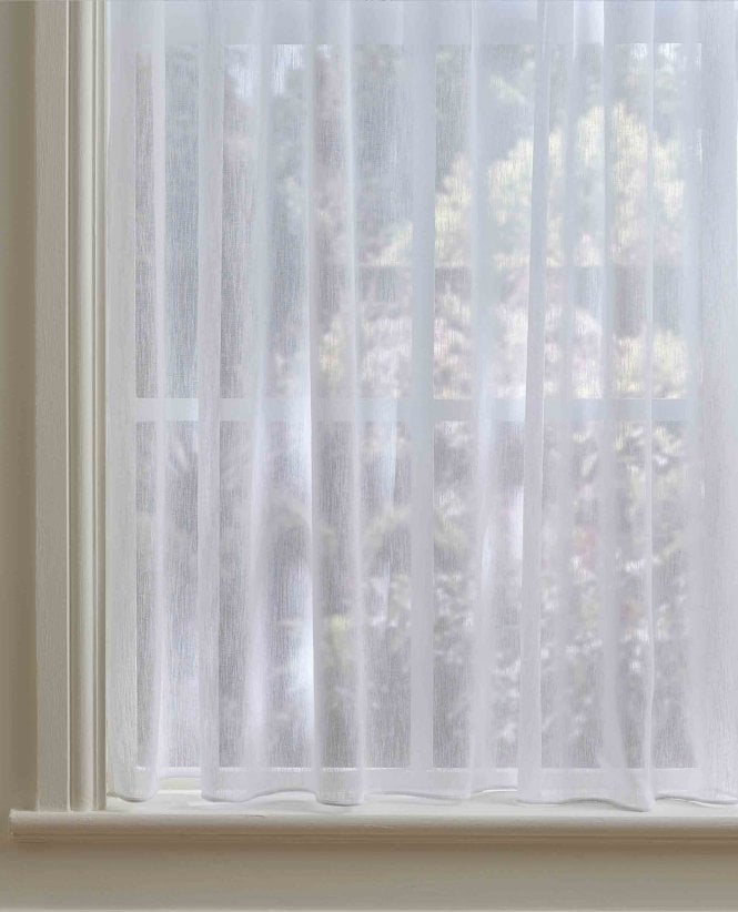 Fencasa X NCD Queensland FR Natural White Voile Curtain M2M