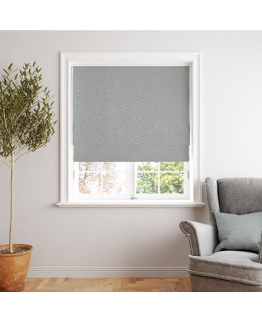 Addison Silver Roman Blind M2M