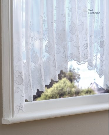 Adele White Voile Jardiniere M2M
