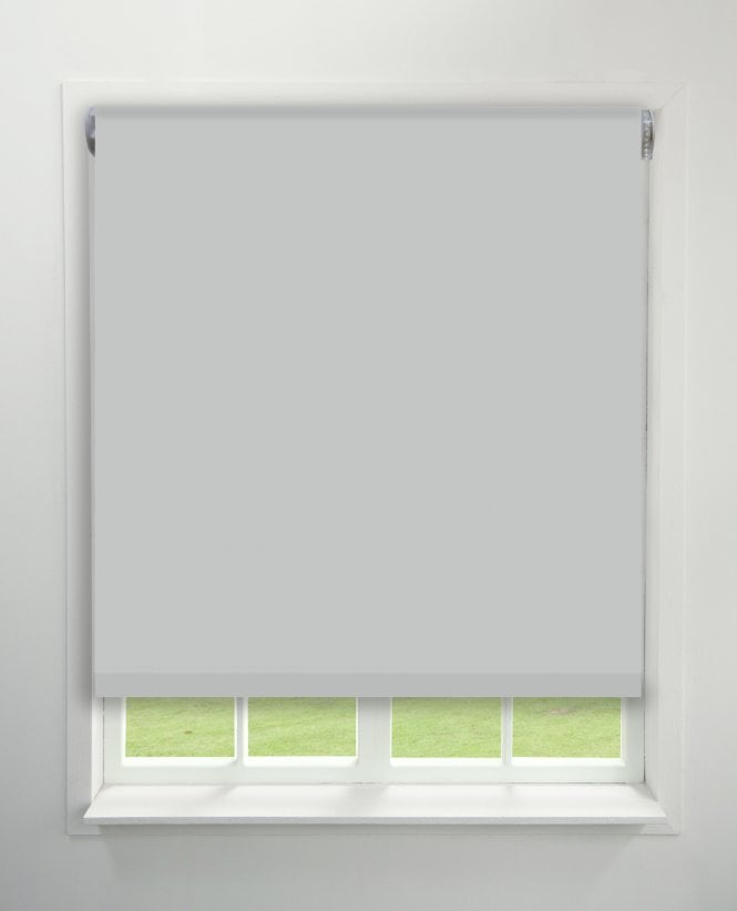 Finesse Astra Grey PVC Roller Blind M2M