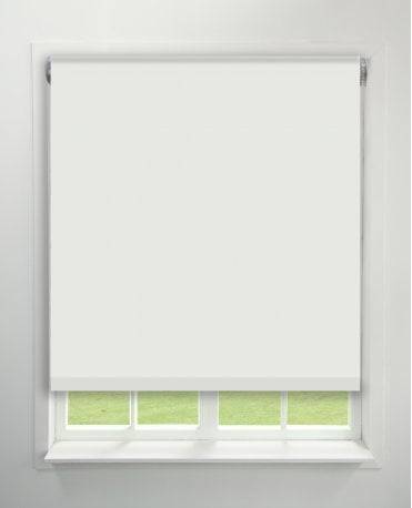 Astra White PVC Roller Blind M2M