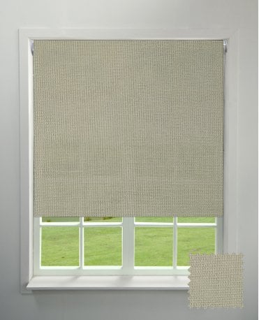 Aura Taupe Fire Retardant Daylight Roller Blind M2M