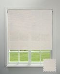 Aura White Fire Retardant Daylight Roller Blind M2M