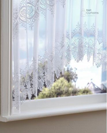 Balmoral White Voile Jardiniere M2M